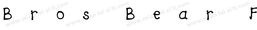 Bros Bear Fix字体转换
